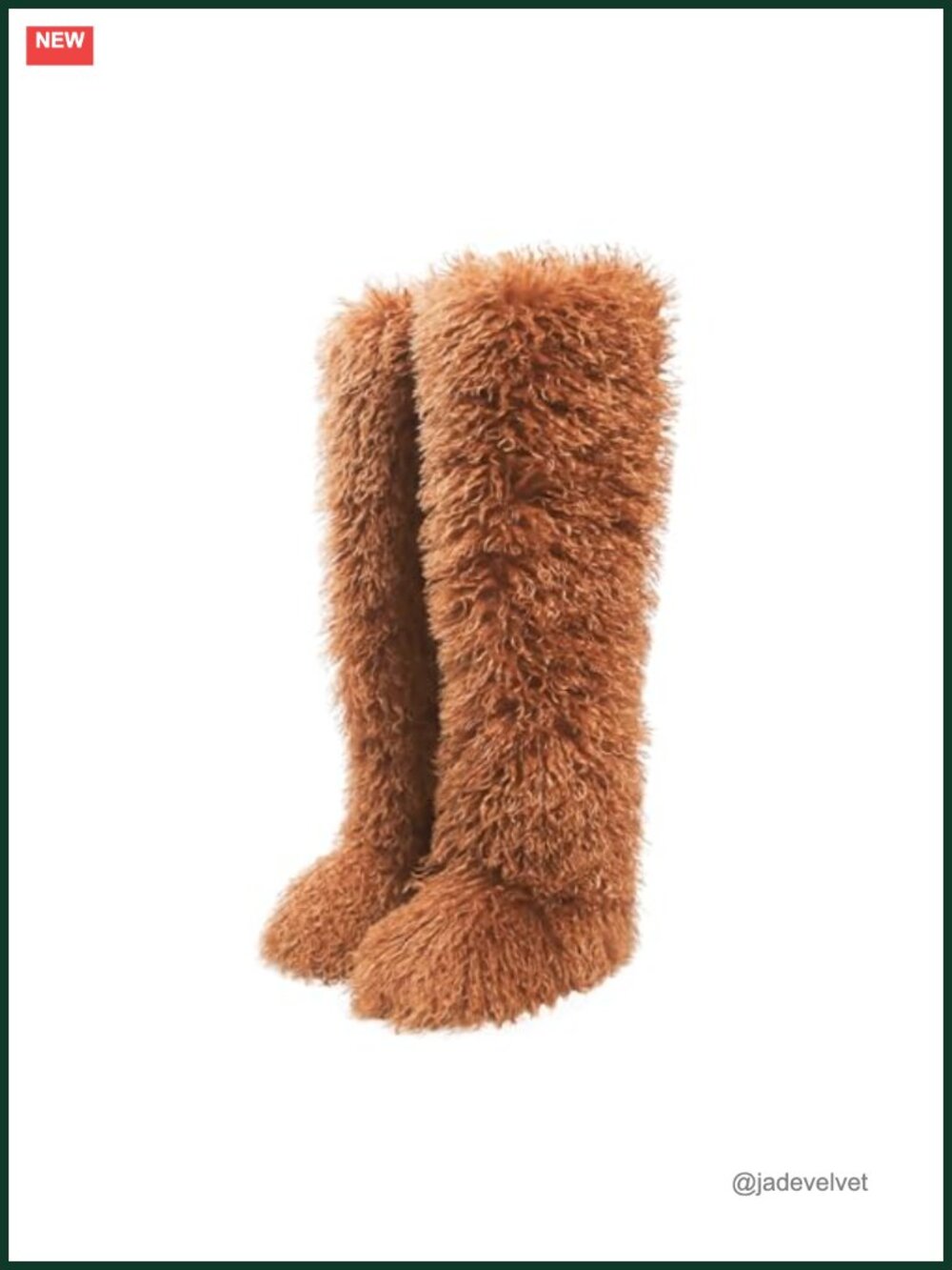 Faux Fur Over the Knee High Boots Flat Winter Tall Boots for Women